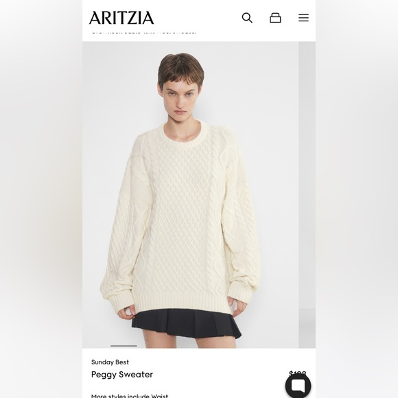 Sunday Best / Aritzia Peggy Sweater - Picture 1 of 4